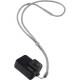 ACSST-001 GoPro Sleeve + Lanyard (Black), appearance with camera