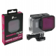 Фильтр PolarPro Magenta Filter для GoPro HERO6 и HERO5 Black Super Suit, с камерой