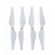 2 Pairs Propellers Colorful Props For DJI TELLO Drone, white close-up