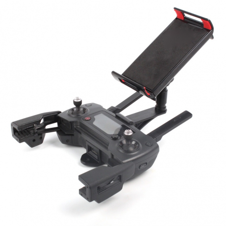 Phone/tablet holder for DJI Mavic Pro/Air/Spark remote on top