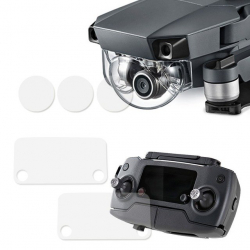 Camera Lens Protective Film + Remote Controller Screen Film For DJI MAVIC PRO