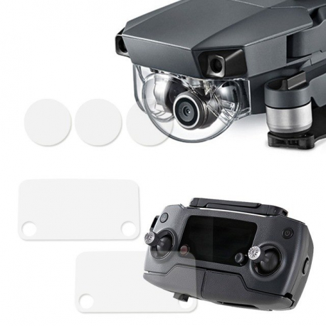 Camera Lens Protective Film + Remote Controller Screen Film For DJI MAVIC PRO, main view