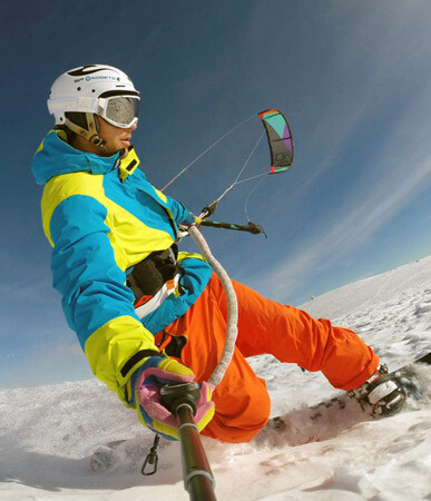 монопод для Gopro 98 см Re,ote Pole с гнездом для пульта и пультом управления