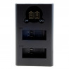 PowerPlant Battery Charger with LCD for GoPro HERO11, HERO10 and HERO9 Black 2 Batteries | Wazza