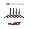 Пропеллеры GemFan 1050-3 армированный нейлон 4шт 2CW+2CCW | Wazza