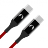 Кабель USB Type-C to Type-C Snowkids 2.0 м в оболонці Glorious | Wazza